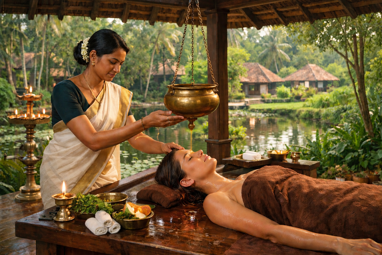 Traditional wellness environment